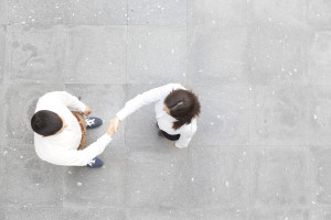 Handshake above 2