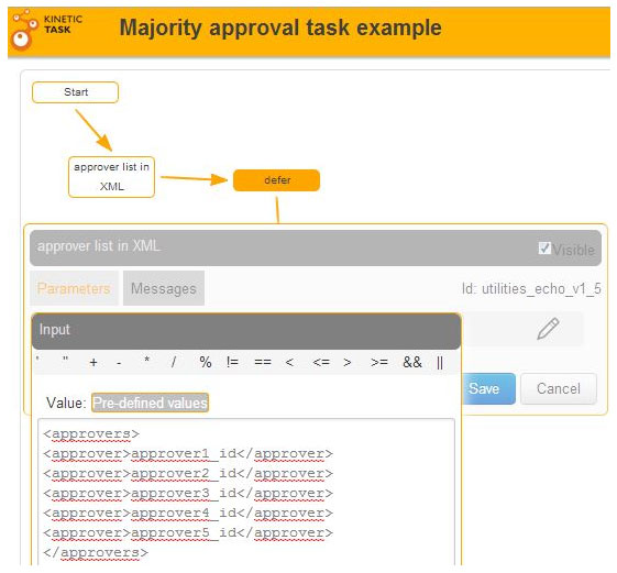 Majority Approval Task Process Example